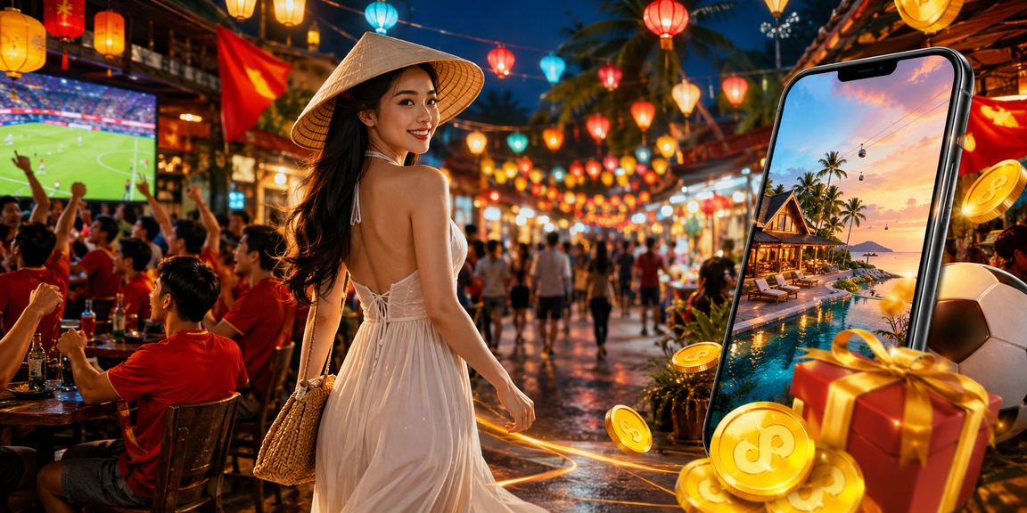 Người chơi cược trên điện thoại tại Phú Quốc